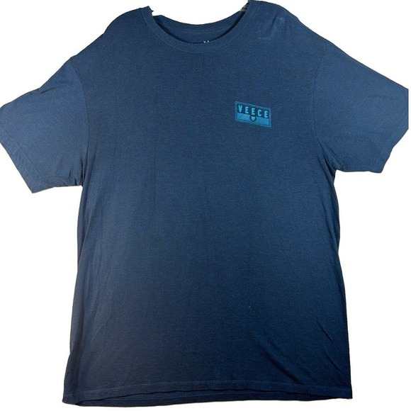 Veece Other - Veece Creative Collective‎ Mens XL T-Shirt Navy Blue Graphic Short Sleeve Cotton